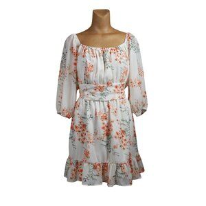Sopliagon Square Neck Tie-back Mini Dress